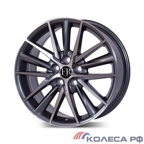 Литые диски Lizardo 494 7/17 4x100 ET40 d60.1 СЕРЫЙ ГЛЯНЕЦ С ПОЛИРОВКОЙ