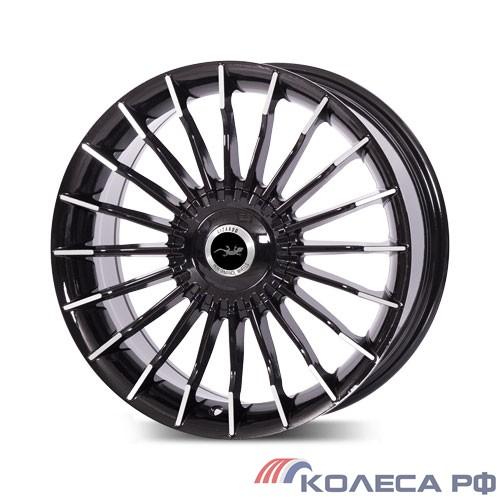 Литые диски Lizardo XH1016 6.5/16 5x100 ET42 d67.1 ЧЕРНЫЙ ГЛЯНЕЦ С ПОЛИРОВКОЙ