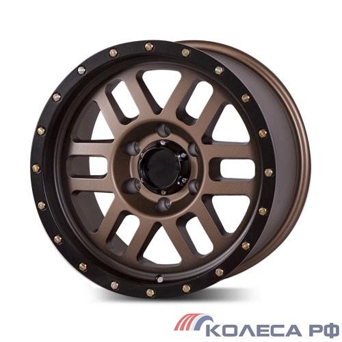 Литые диски Lizardo XH123 9/17 6x139.7 ET-12 d106.1 БРОНЗОВЫЙ МАТОВЫЙ ЧЕРНАЯ ПОЛКА