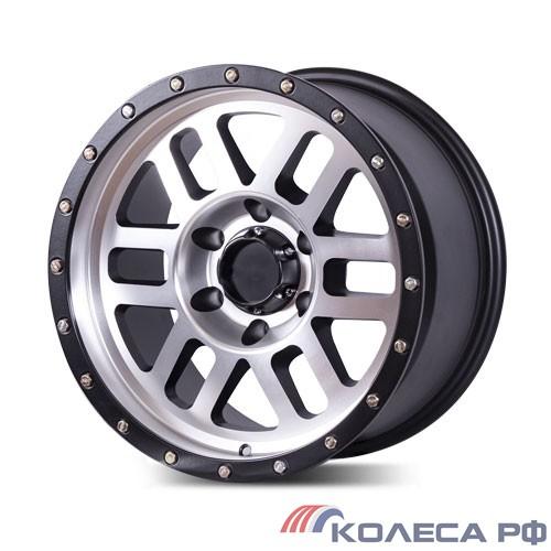 Литые диски Lizardo XH123 9/17 6x139.7 ET-12 d106.1 ЧЕРНЫЙ МАТОВЫЙ С ПОЛИРОВКОЙ