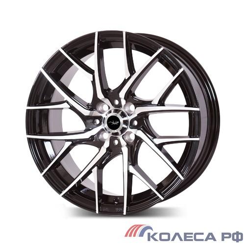 Литые диски Lizardo XH143 7/16 4x98 ET35 d58.5 ЧЕРНЫЙ ГЛЯНЕЦ С ПОЛИРОВКОЙ