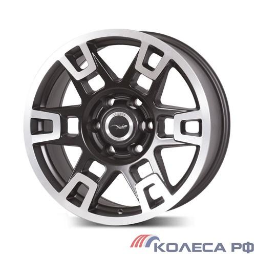 Литые диски Lizardo XH296 8/18 6x139.7 ET10 d106.1 ЧЕРНЫЙ МАТОВЫЙ С ПОЛИРОВКОЙ