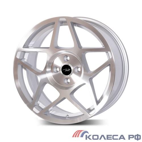 Литые диски Lizardo XH5027 8/17 5x100 ET33 d57.1 СЕРЕБРО С ПОЛИРОВКОЙ
