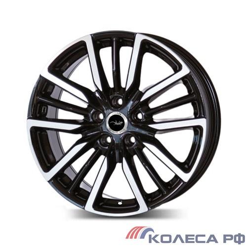 Литые диски Lizardo Y1166 7.5/18 5x114.3 ET37 d66.6 ЧЕРНЫЙ ГЛЯНЕЦ С ПОЛИРОВКОЙ