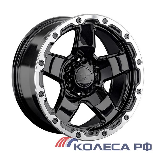 Литые диски Ls LS 1371 9.5/18 6x139.7 ET5 d106.1 BKL