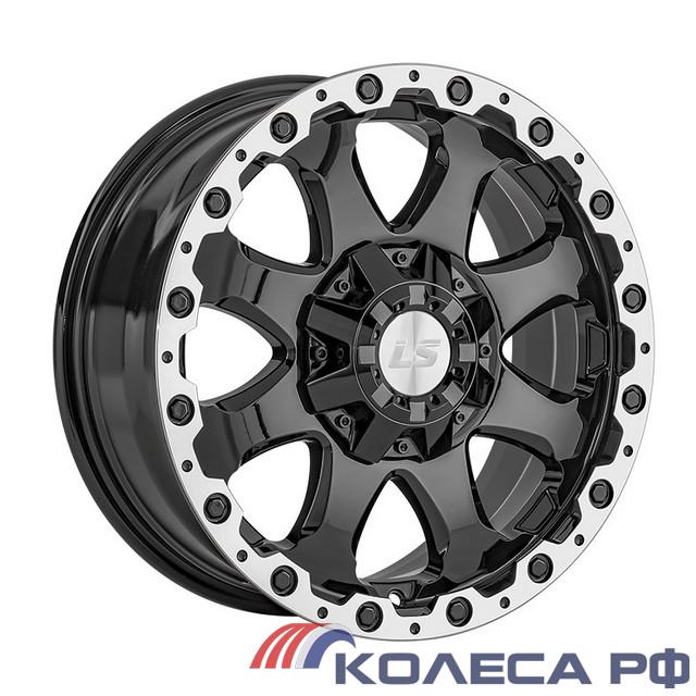 Литые диски Ls LS 1375 8/17 6x139.7 ET36 d100.1 BKL