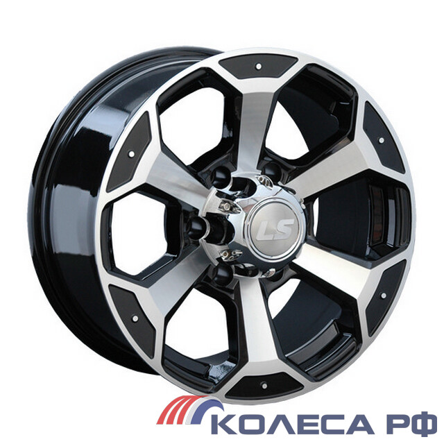 Литые диски Ls LS 187 7.5/18 6x139.7 ET42 d92.5 BKF