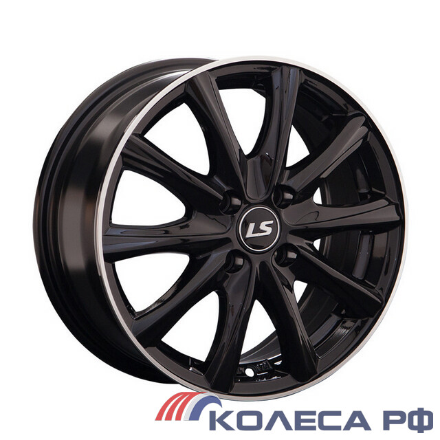 Литые диски Ls LS 741 6/15 4x100 ET48 d73.1 BKL
