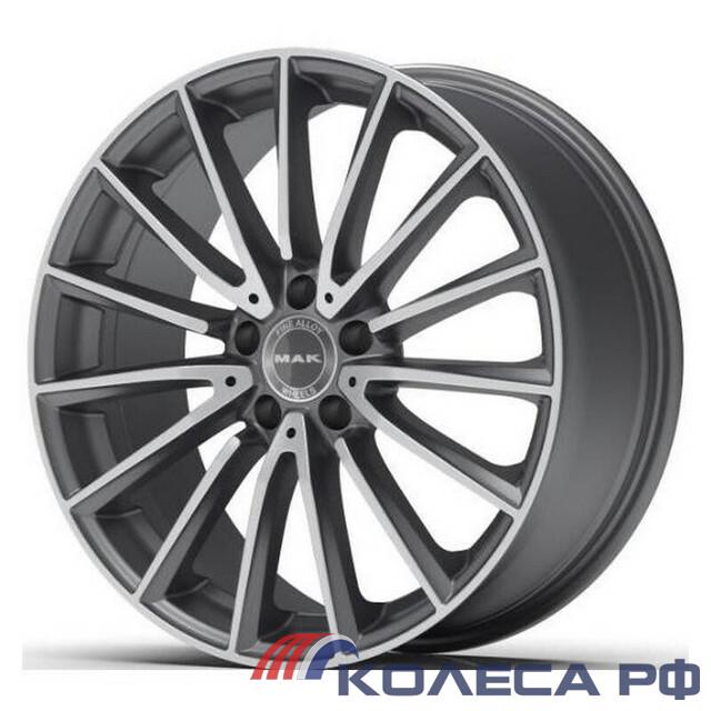 Литые диски Mak Komet 7.5/19 5x112 ET32 d66.6 GUN METMIRROR FACE