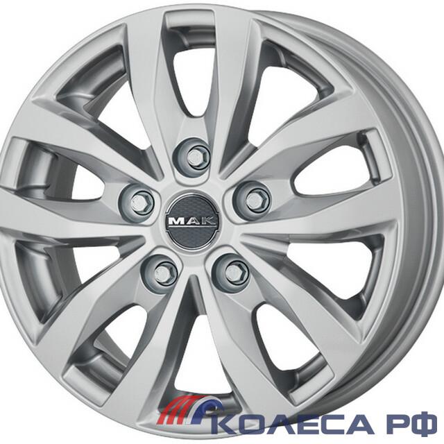 Литые диски Mak Load 5 3 7/17 5x160 ET55 d65.1 SILVER
