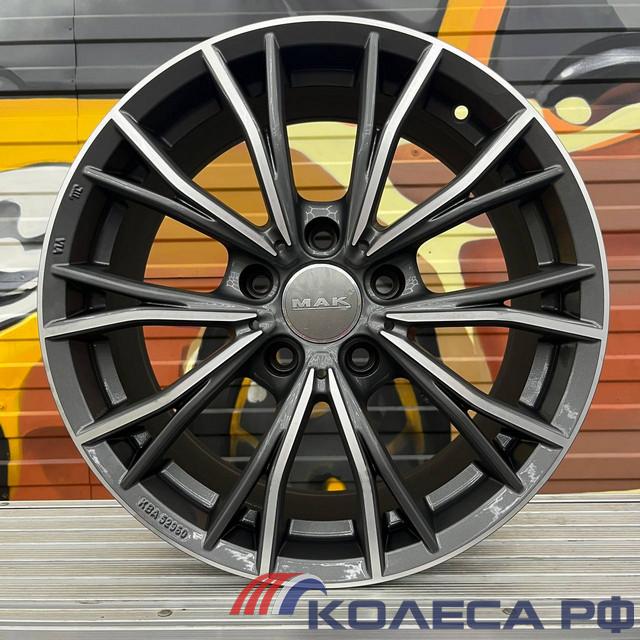 Литые диски Mak Mark 8/18 5x112 ET30 d66.6 GUN METMIRROR FACE