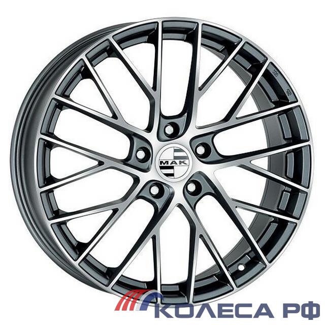 Литые диски Mak Monaco 8.5/19 5x130 ET55 d71.6 GUN METMIRROR FACE