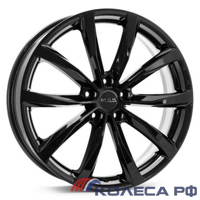 Литые диски Mak Wolf 8/19 5x114.3 ET40 d76 GLOSS BLACK