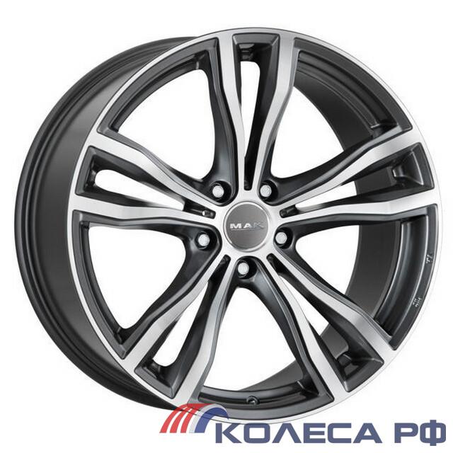 Литые диски Mak X-Mode 11/20 5x120 ET37 d74.1 GUN METMIRROR FACE