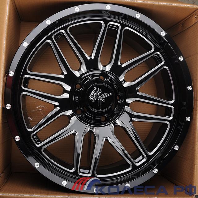 Литые диски KoKo Kuture для Toyota 0260 12/22 5x150 ET-44 d110.3 BLACKMILLED