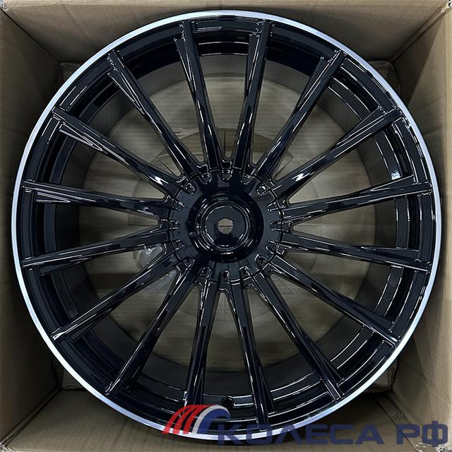 Литые диски KoKo Kuture 0396 9/20 5x112 ET34 d66.6 GLOSS BLACK WITH LIP POLISH