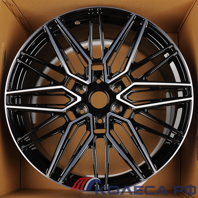 Литые диски KoKo Kuture 083 9.5/22 6x139.7 ET20 d78.1 GLOSS BLACK MACHINED FACEGREY COATING