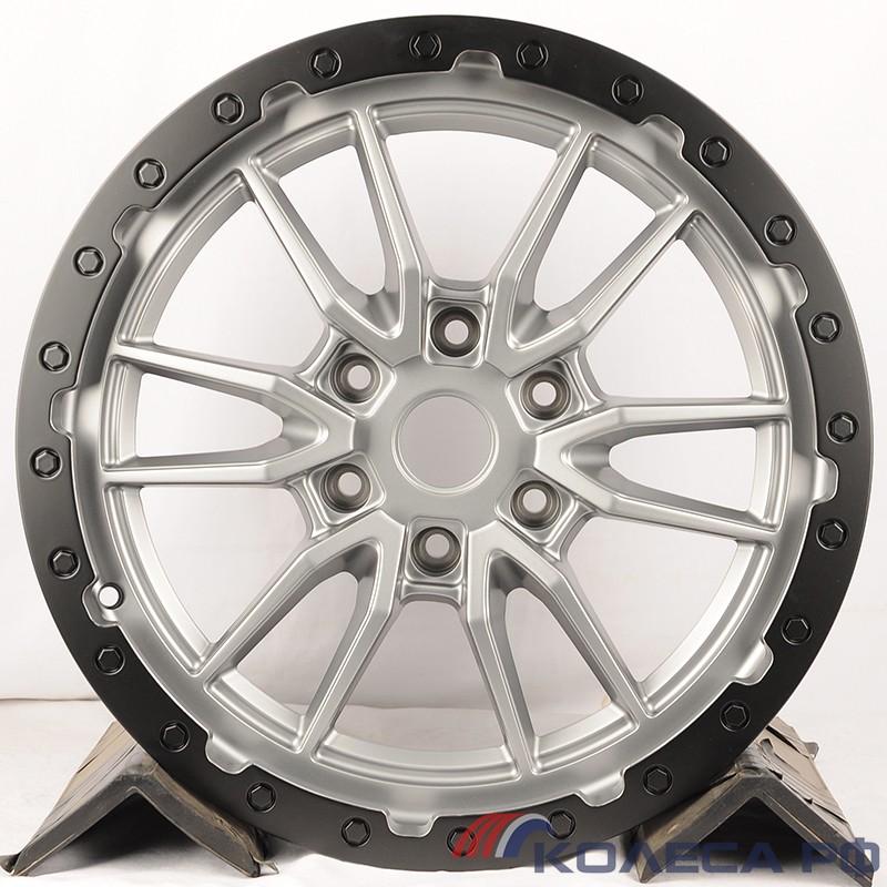 Литые диски KoKo Kuture 111 8/19 6x139.7 ET25 d106.1 MATT GRAPHITE INSIDE RIM SATIN BLACK