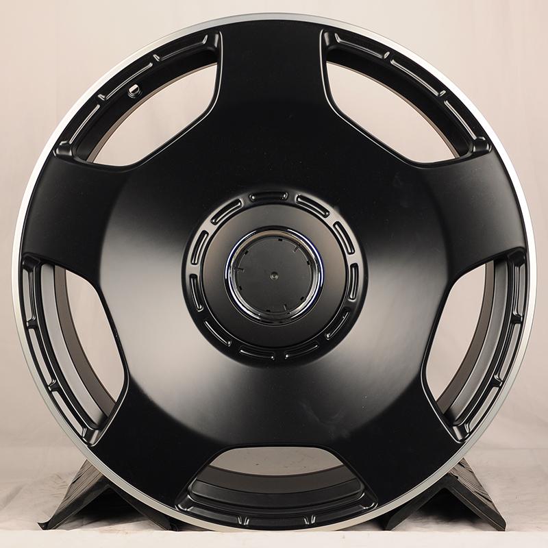 Литые диски Hmd 3305 10/22 5x130 ET25 d84.1 MATT BLACK MACHINE LIP