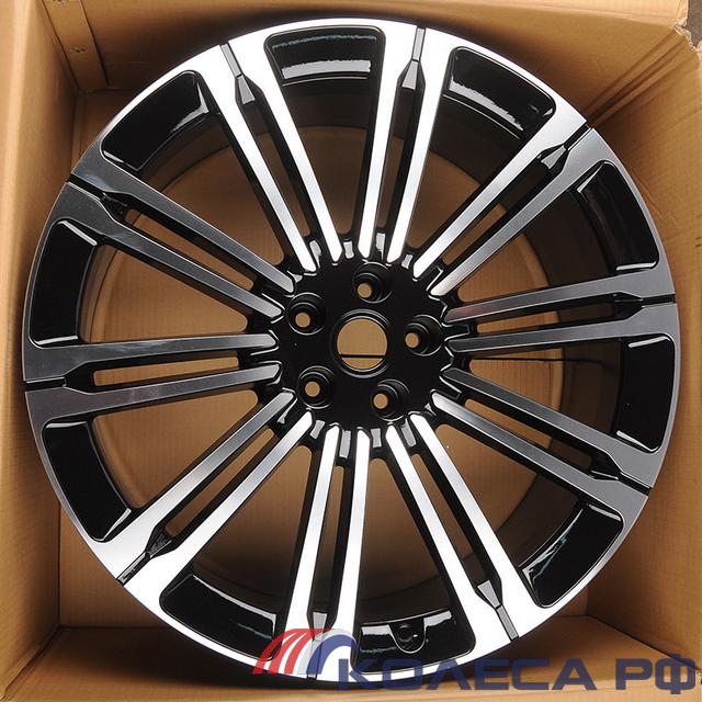 Литые диски Hmd 4327 8/20 5x108 ET40 d63.3 BLACK MACHINED FACE