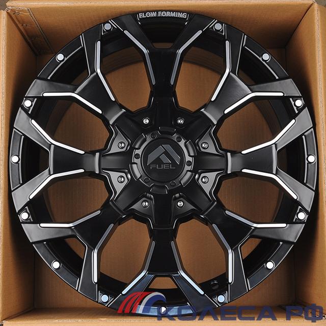 Литые диски Hmd 601 9/18 6x139.7 ET10 d110 MATT BLACK MACHINE FACE