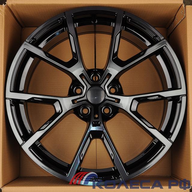 Литые диски Powcan BK5601 9/19 5x112 ET40 d66.6 BKF BLACK CLEAR (MBB)