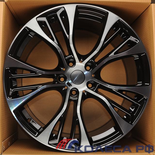 Литые диски Powcan BK5734 10/20 5x120 ET40 d74.1 BKF BLACK CLEAR (MBB)
