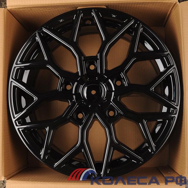 Литые диски Powcan BK5812B 8/18 5x160 ET45 d65.1 GLOSS BLACK