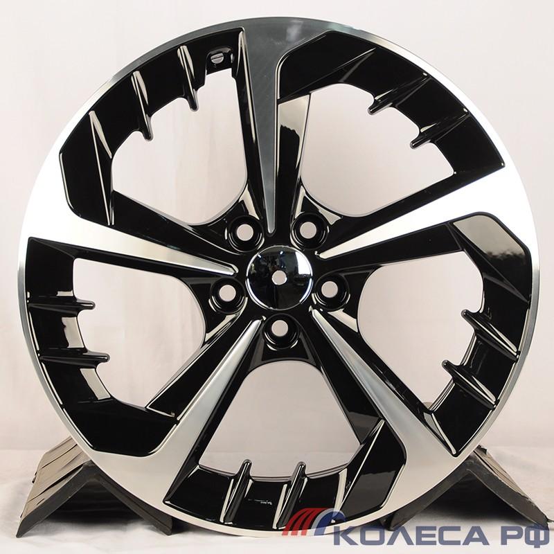 Литые диски Powcan BK5943 7.5/17 5x100 ET45 d57.1 BLACK POLISH