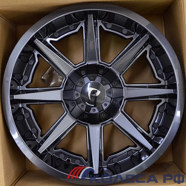 Литые диски Powcan BK819 9/18 12x135 ET20 d106.1 PEARL BLACK