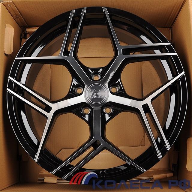 Литые диски Tisli Blade 8.5/19 5x112 ET35 d66.6 BLACK FACE MACHINED WITH BLACK COAT