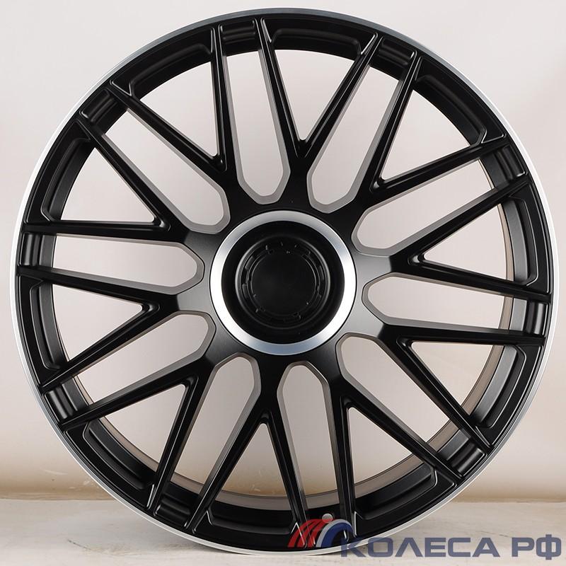 Литые диски Extreme Wheels BZ100 8/18 5x112 ET44 d66.6 MATT BLACK MACHINED LIP