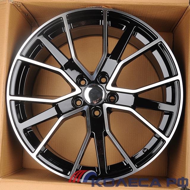 Литые диски KoKo Kuture D5348 9.5/22 5x112 ET26 d66.5 BLACK MACHINED FACE