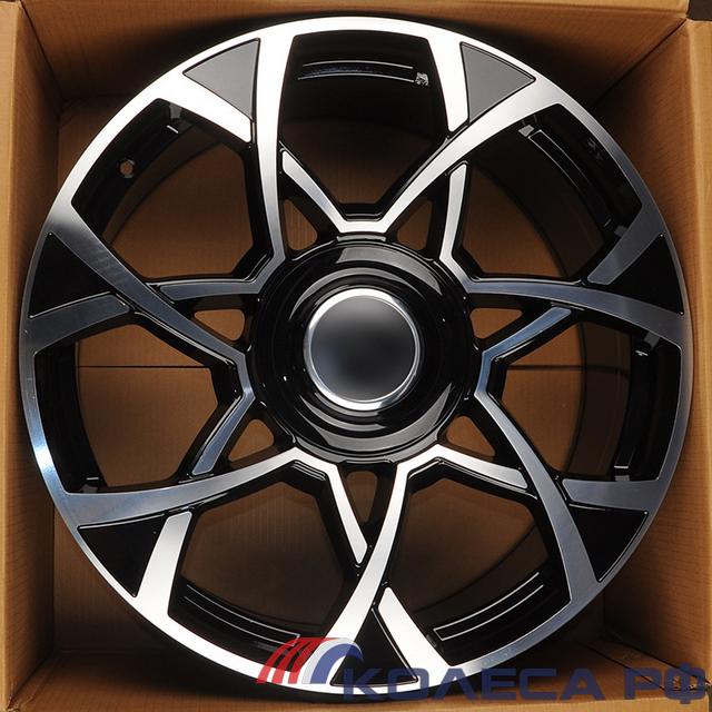 Литые диски Anzoo FBX186-20 8.5/20 5x120 ET40 d62.5 BLACK MACHINE FACE