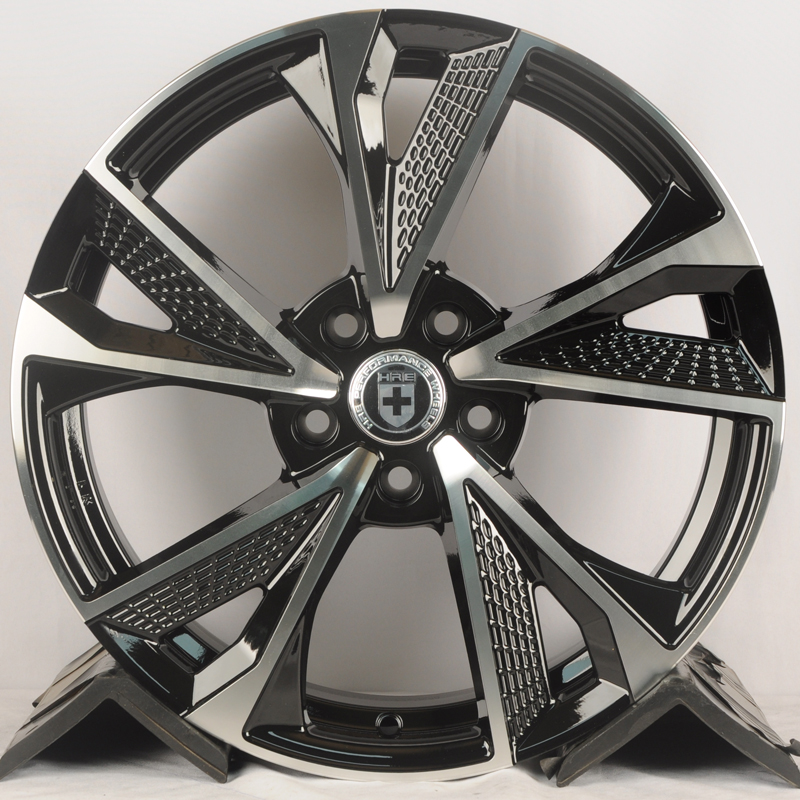 Литые диски RGW Wheels FC124 7.5/17 5x108 ET35 d73.1 GLOSSY BLACK MACHINED FACE