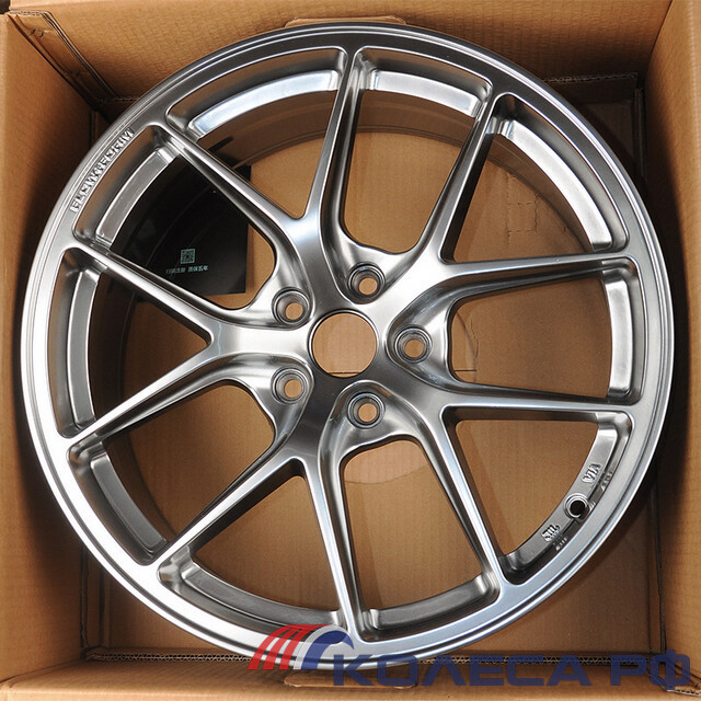 Литые диски KoKo Kuture FF012 8.5/19 5x112 ET35 d66.56 TITANIUM SILVER