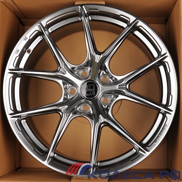 Литые диски KoKo Kuture FF116-GX 8/18 5x108 ET38 d73.1 TITANIUM SILVER