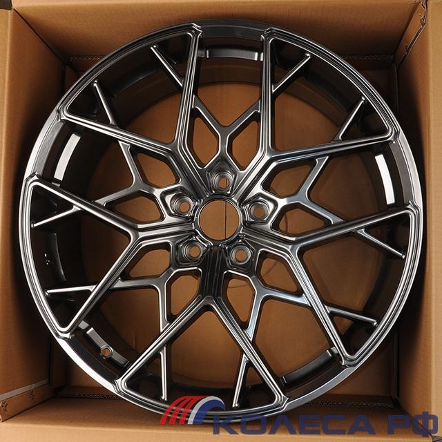 Литые диски KoKo Kuture FF118 9/20 5x112 ET35 d66.45 TITANIUM SILVER