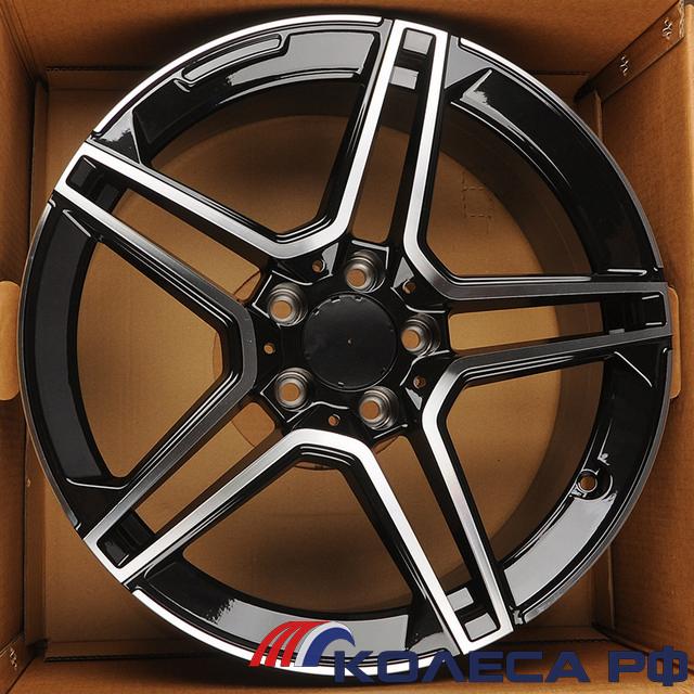 Литые диски KoKo Kuture FF133 8/18 5x112 ET45 d66.45 GLOSS BLACK FACE