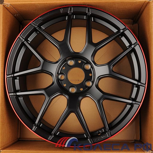 Литые диски KoKo Kuture FF136 8.5/19 5x112 ET38 d66.56 MATTE BLACK RED LIP