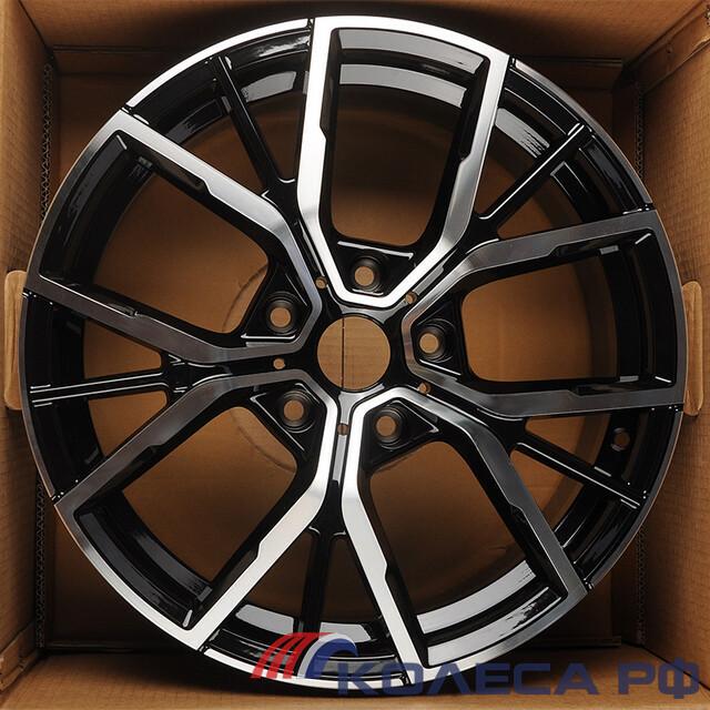 Литые диски KoKo Kuture FF156 7.5/17 5x112 ET35 d66.45 GLOSS BLACK  MACHINED FACE