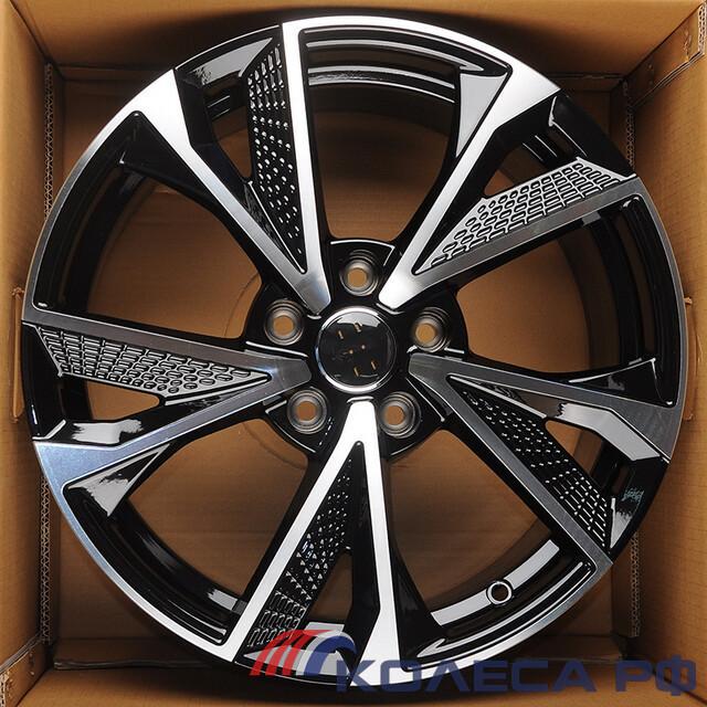 Литые диски KoKo Kuture для Skoda FF532 8/18 5x112 ET35 d66.45 GLOSS BLACK FACE