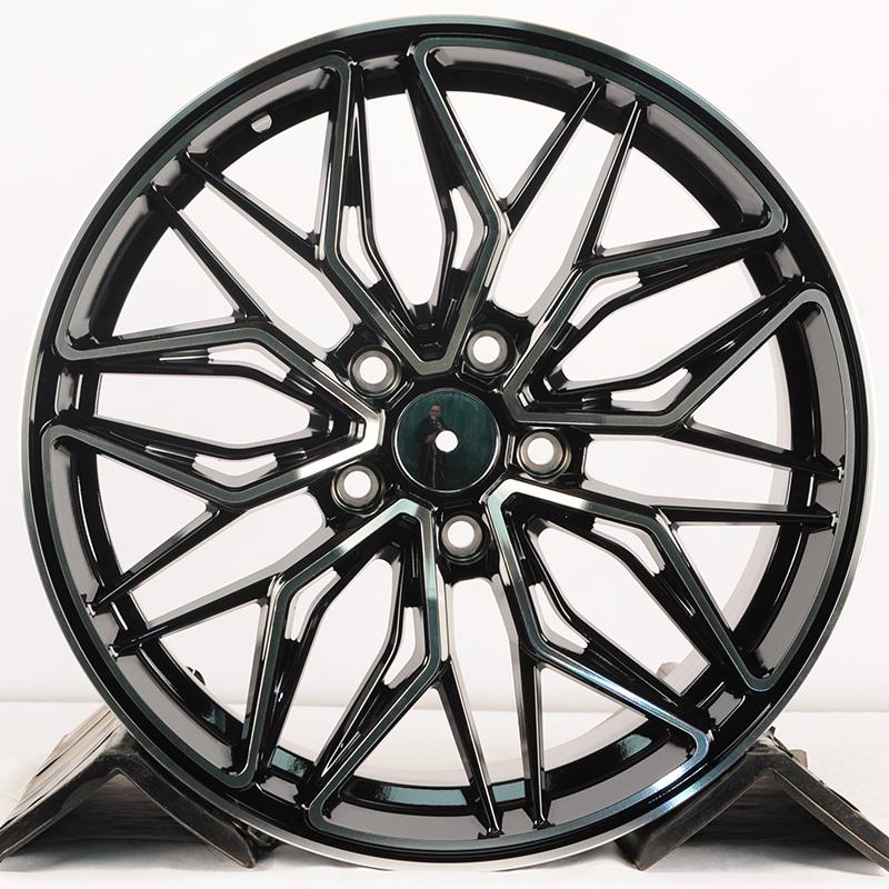 Литые диски KoKo Kuture FF585 7.5/17 5x112 ET38 d66.45 GLOSS BLACKMACHING FACE