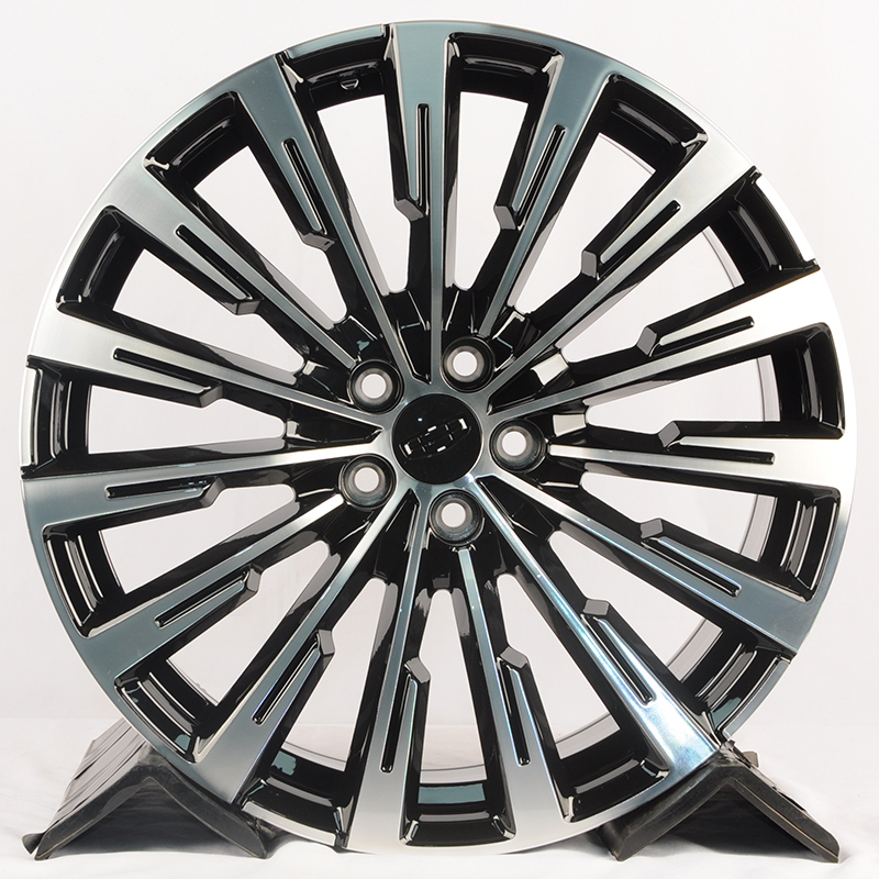 Литые диски Anzoo H3360 8/20 5x108 ET52 d63.4 BLACK MACHINE FACE