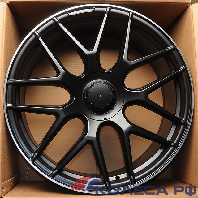 Литые диски Anzoo H933F 10/22 5x130 ET35 d84.1 MATT BLACK MACHINE LIP