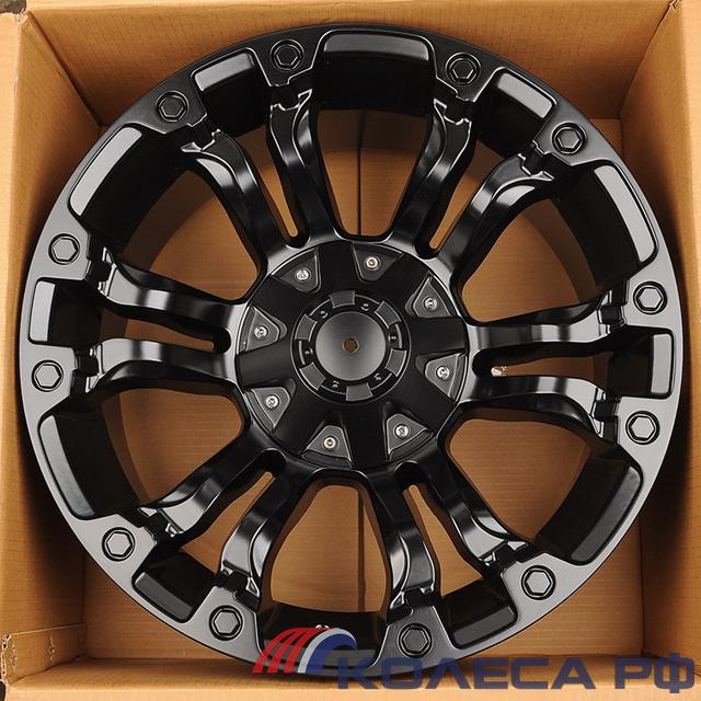 Литые диски Anzoo JT133-8 9/18 6x139.7 ET0 d110.1 MATT BLACK