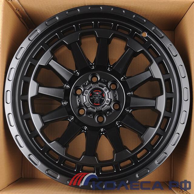 Литые диски Anzoo JT194-7 9/17 6x114.3 ET10 d66.1 MATT BLACK
