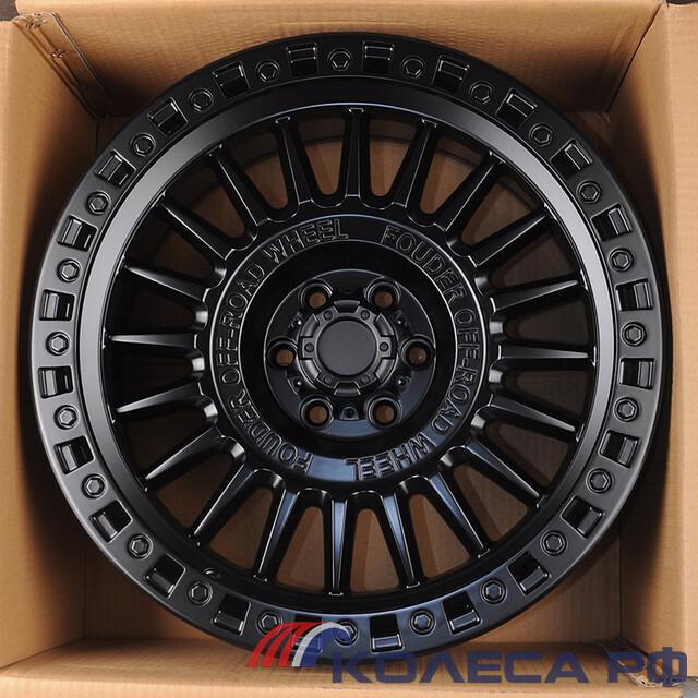 Литые диски Anzoo JT222-8 9/18 6x114.3 ET0 d66.1 MATT BLACK