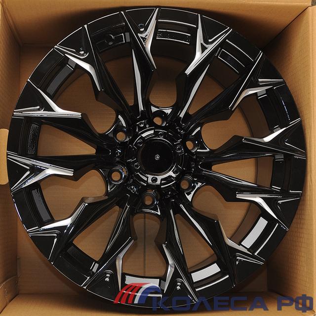 Литые диски Anzoo JT227-7 9/17 6x139.7 ET0 d110.1 BLACK