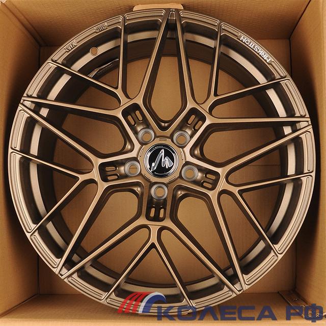 Литые диски Makstton MST FISSION 718 8.5/19 5x108 ET40 d63.35 MATTE BRONZE WITH MILLING